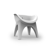 Straight-On View - SoSoak Shower Soaking Chair