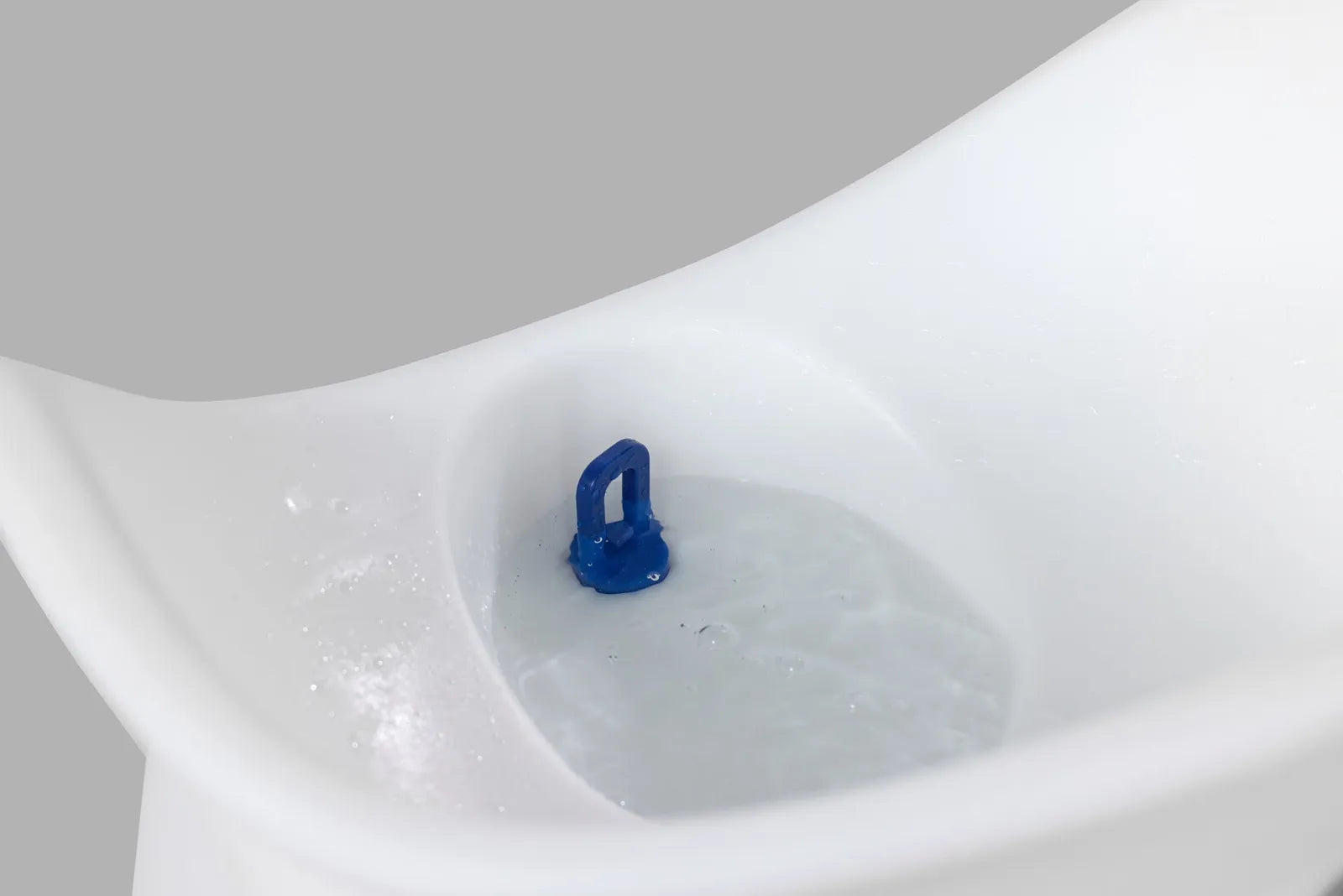 Basin filled with warm water
