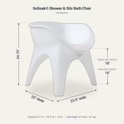 The SoSoak® Shower & Sitz Bath Chair