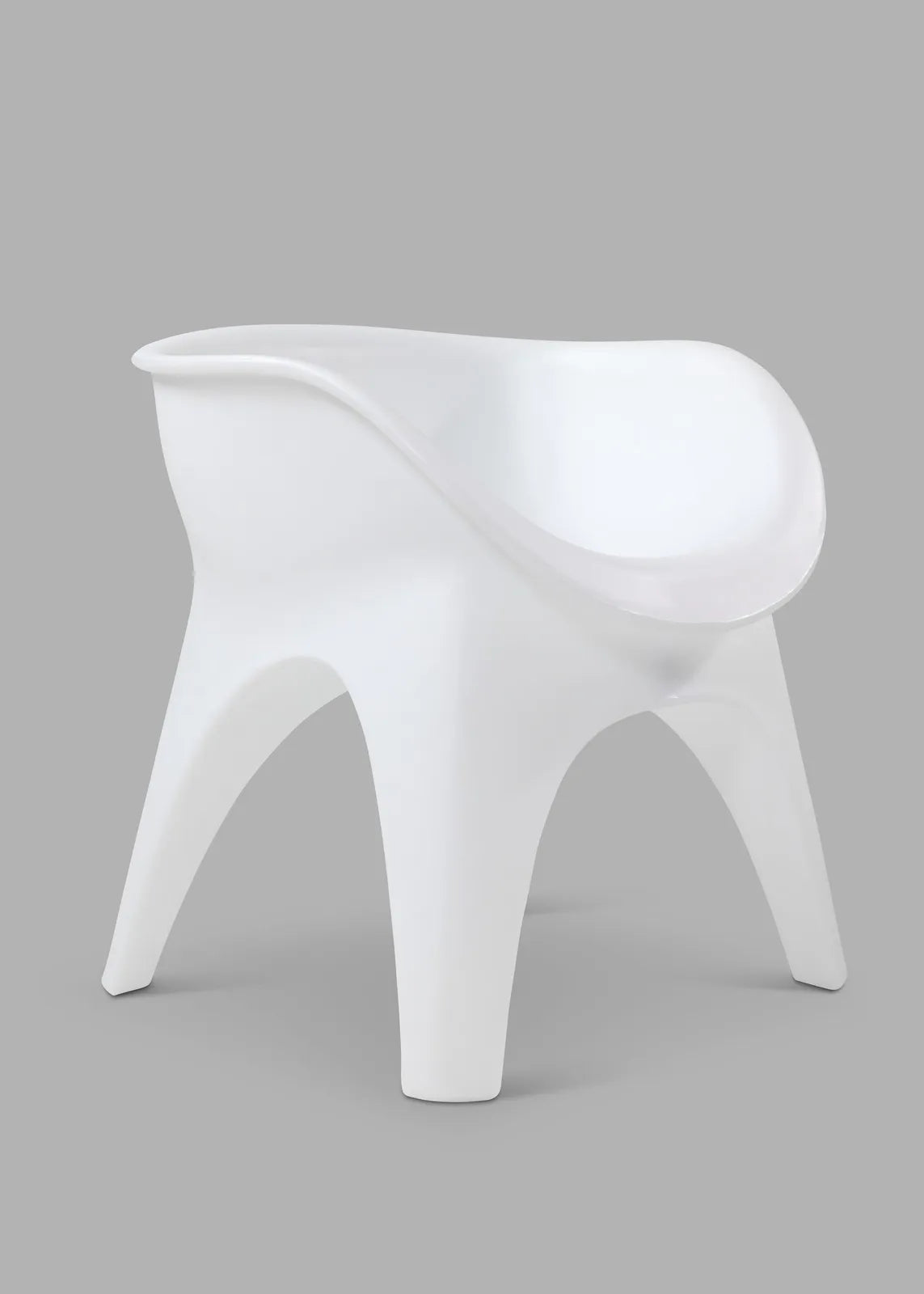 SoSoak shower & sitz bath chair, front three-quarter view