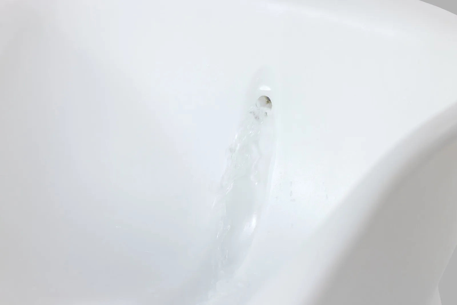 Water flowing into the basin